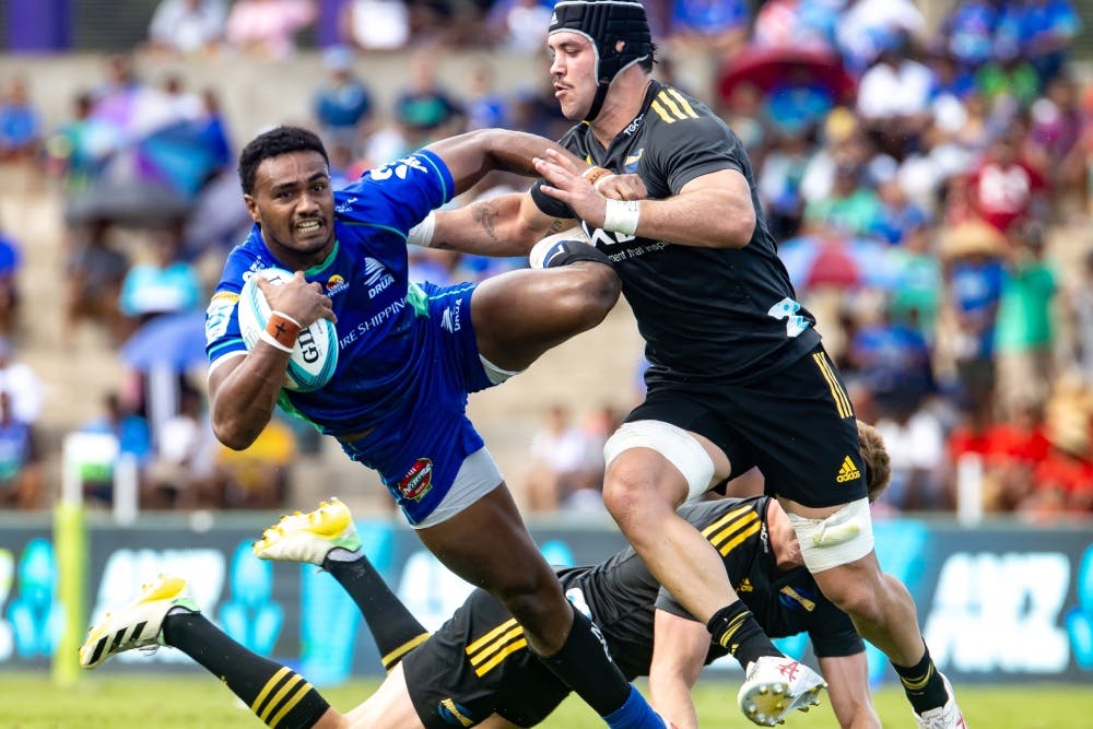 The Fijian Drua have stunned the Hurricanes in Suva. Photo: Getty Images