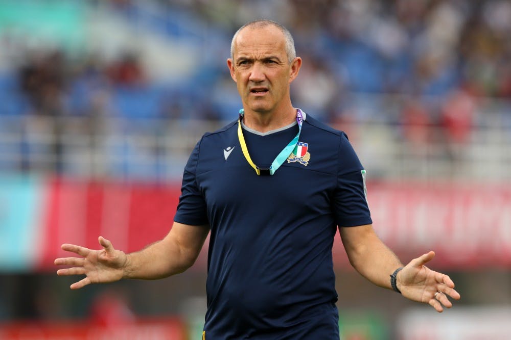 Conor O'Shea has resigned as Italy coach. Photo: Getty Images