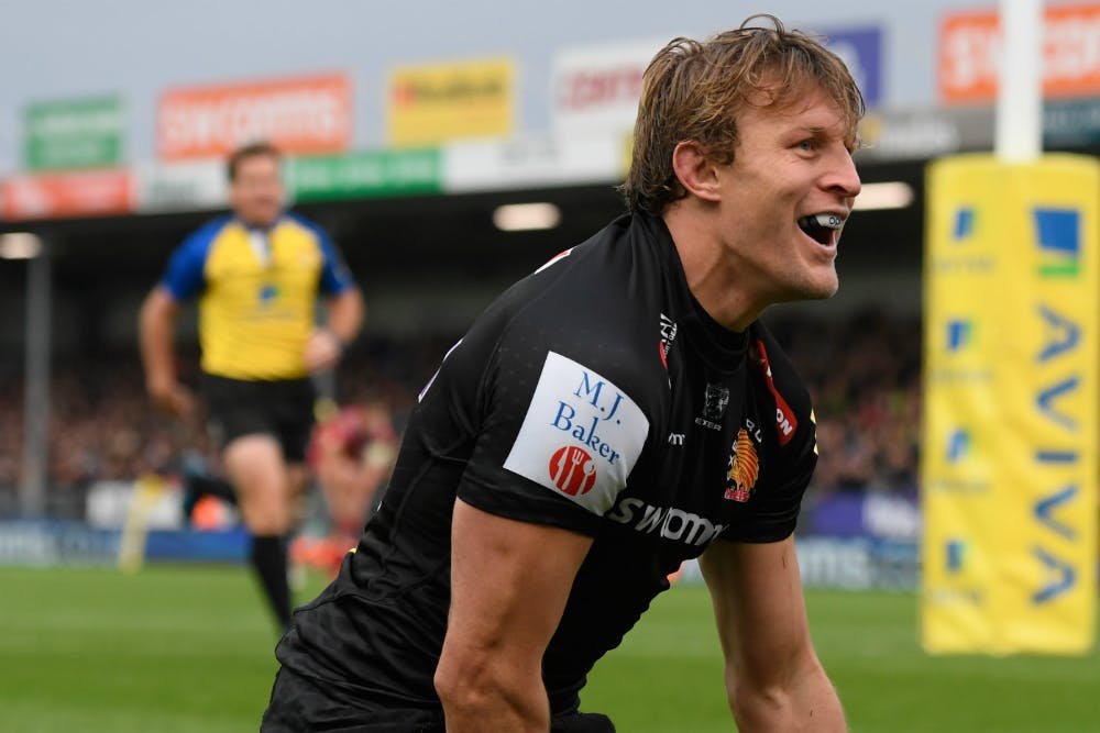 Lachie Turner scored for Exeter .Photo: Getty Images