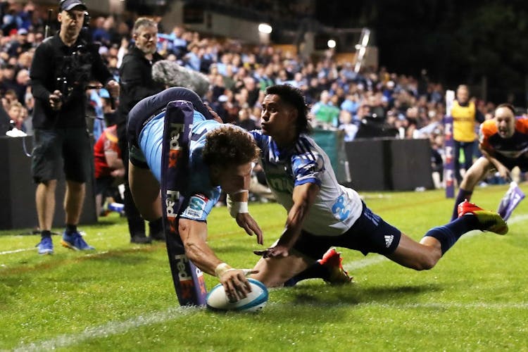 The Waratahs were beat on the siren by the Blues. Photo: Getty Images