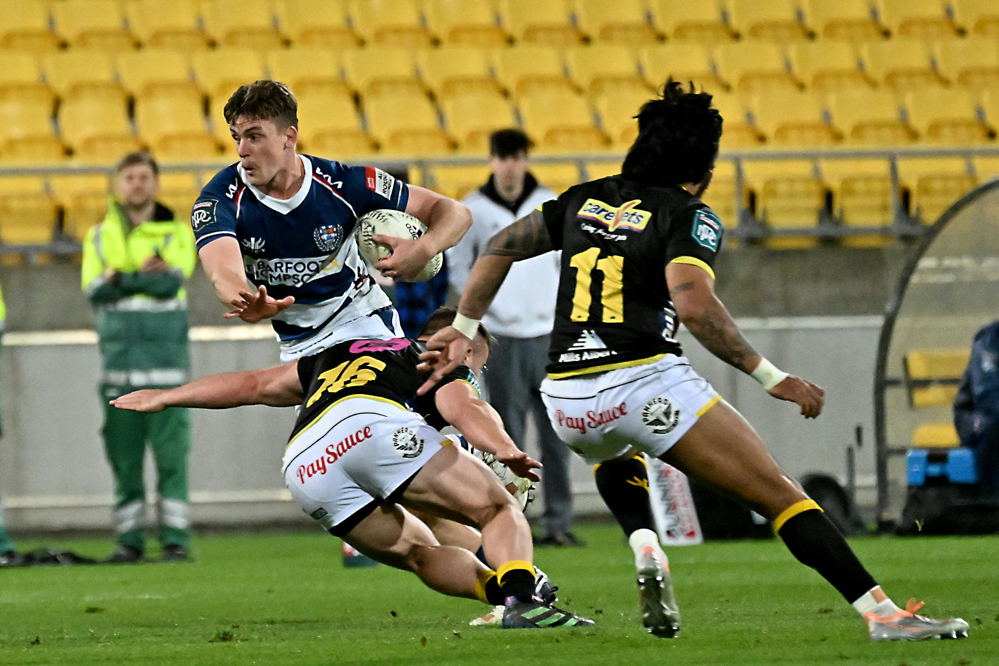 Jackson Pugh playing for Auckland over the off-season. Photo: Getty Images