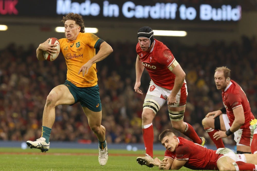 Mark Nawaqanitawase reflects on his journey after another incredible performance for the Wallabies. Photo: Getty Images