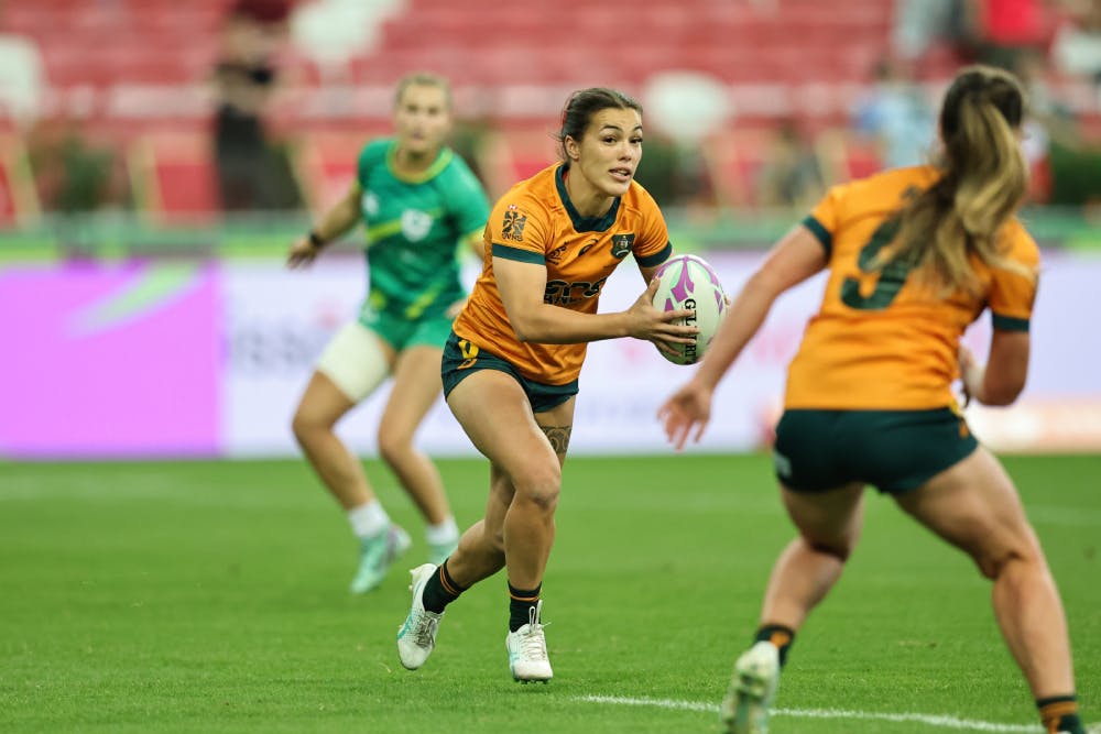 Madison Ashby's knee injury has heaped further misery after their Singapore defeat to New Zealand. Photo: World Rugby